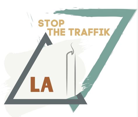 LA STOP THE TRAFFIK Logo